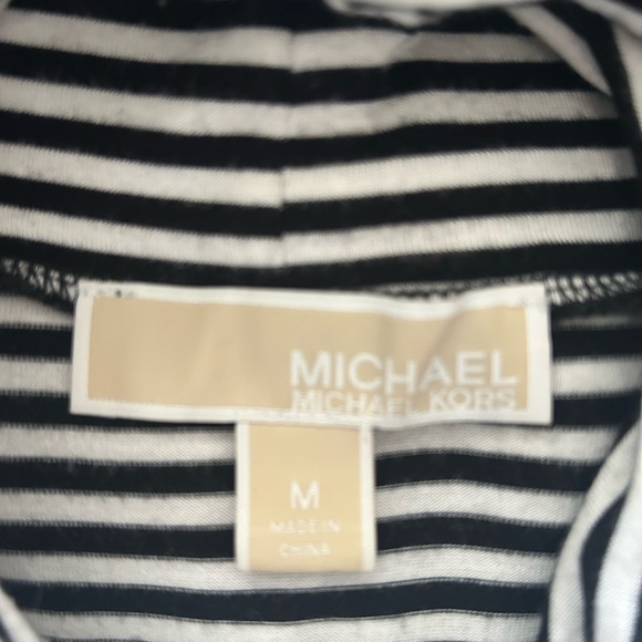 Micheal Kors mock striped turtleneck - Picture 2 of 2